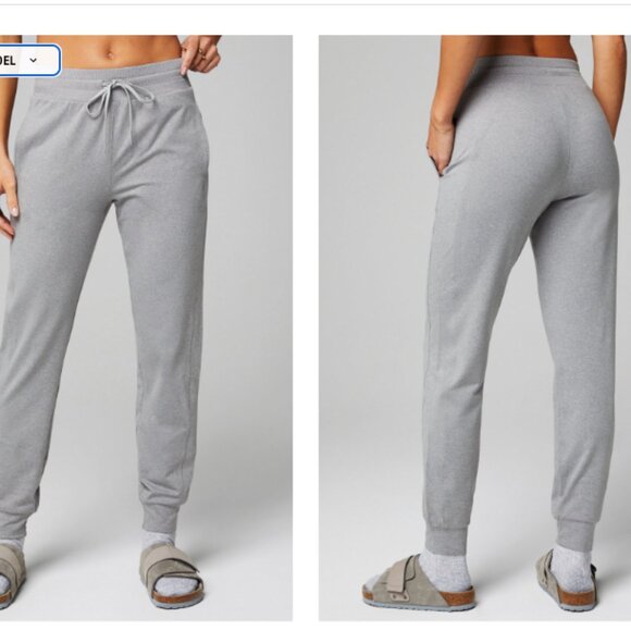 Fabletics Cloud Jersey Jogger Gray 1X - Picture 4 of 9